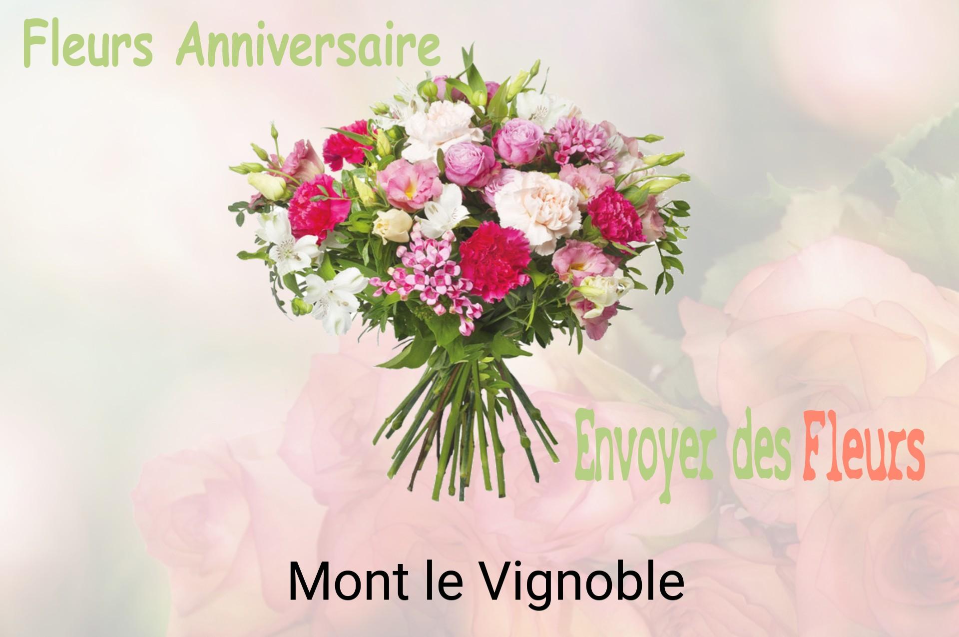 Bouquet de fleurs d’anniversaire livré à Mont-le-Vignoble