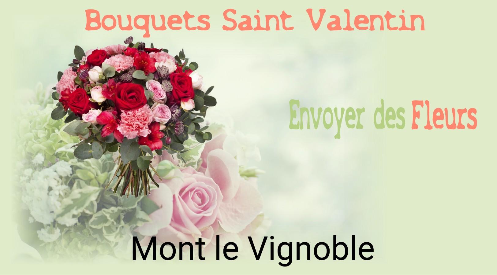 Roses de Saint-Valentin livrées à Mont-le-Vignoble